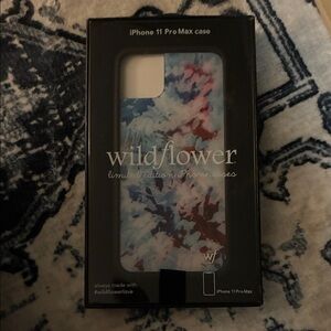 Wildflowers iPhone 11 Pro Max Case - Red, Blue, White